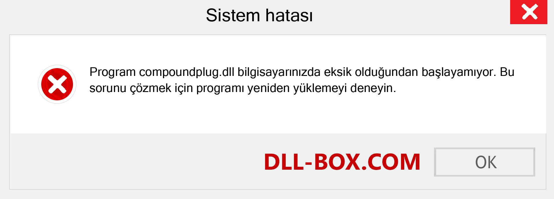 compoundplug.dll dosyası eksik mi? Windows 7, 8, 10 için İndirin - Windows'ta compoundplug dll Eksik Hatasını Düzeltin, fotoğraflar, resimler